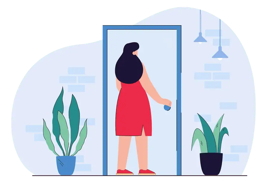 becsapódott ajtó kinyitása